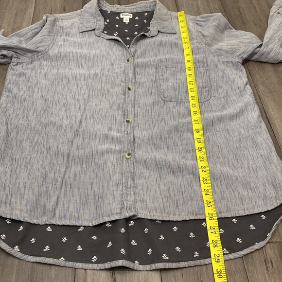 Hatley Grey Mini Floral Sadie Button Down - Picture 9 of 10